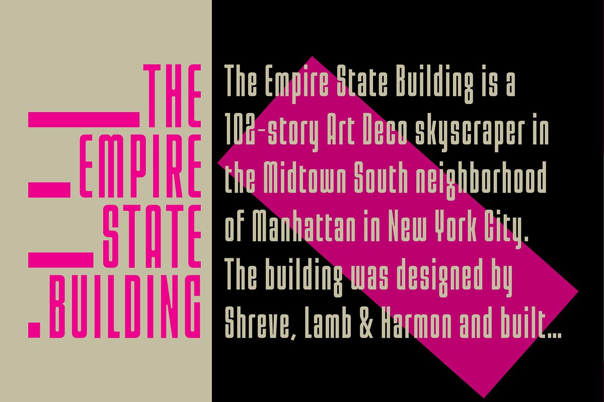 Araneo Condensed, a Sans Serif Font by Stanley fonts (Photo 10 of 12)