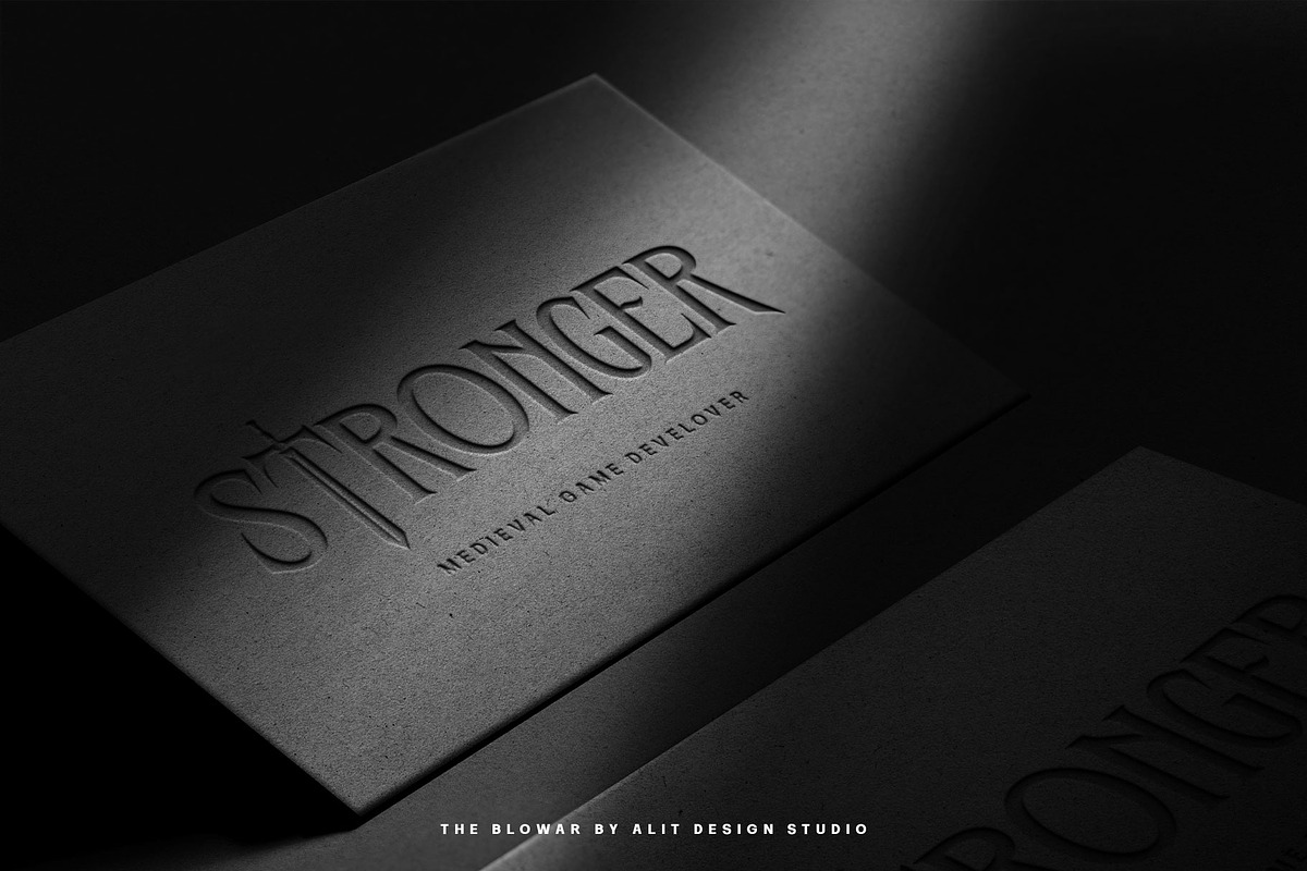 The Blowar Typeface, a Font by alit design (Photo 16 of 17)