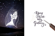 Inner life - Line art Space Faces, an Object Illustration by Lana Sham (Thumbnail 12 of 14)