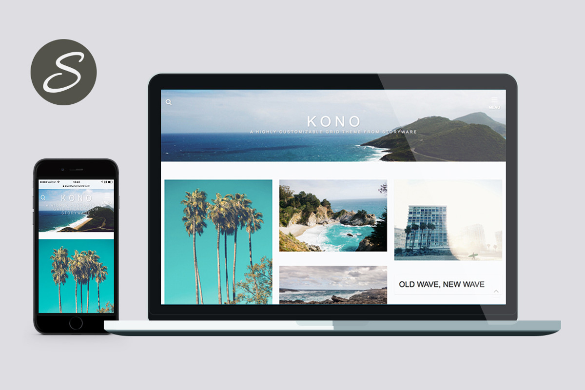 Kono Tumblr Theme, a Websites & App Template by Storyware (Photo 1 of 7)