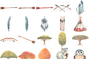 101 TRIBAL NATIVE AMERICAN CLIPART, an Illustration by LilyBoo Clipart (Thumbnail 4 of 6)