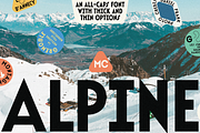 MC Alpine, a Sans Serif Font by McLetters (Thumbnail 1 of 12)