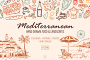 Mediterranean Food & Landscape, an Object Graphic by vik.stock (Thumbnail 1 of 8)
