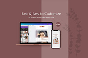 Skincare & Makeup Canva Template, a Social Media Template by Kawalan Studio (Thumbnail 2 of 10)
