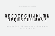 MBF Esme - Condensed Techno, a Sans Serif Font by MoonBandit (Thumbnail 4 of 6)