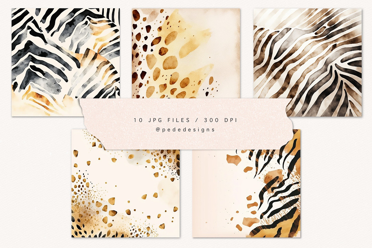 Abstract Safari Backgrounds, a Texture Graphic by PeDe Designs (Photo 8 of 9)