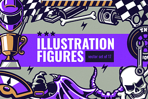 Race Illustration Figures Pack
