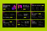 Black Pink Business Proposal PPT, a Presentation Template by graphicook (Thumbnail 2 of 4)