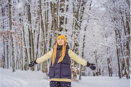 Happy pretty caucasian young woman, a Person Photo by Elizaveta Galitskaya