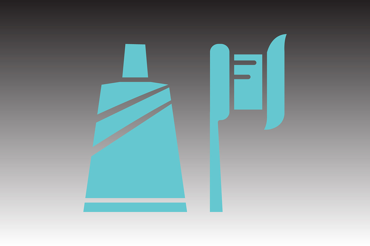 Dental icon design template, a Solid Icon by Sumberpangan (Photo 3 of 3)