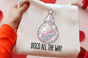 Disco All The Way Christmas PNG Art, a Seasonal Illustration by CrexoraLab (Thumbnail 2 of 4)