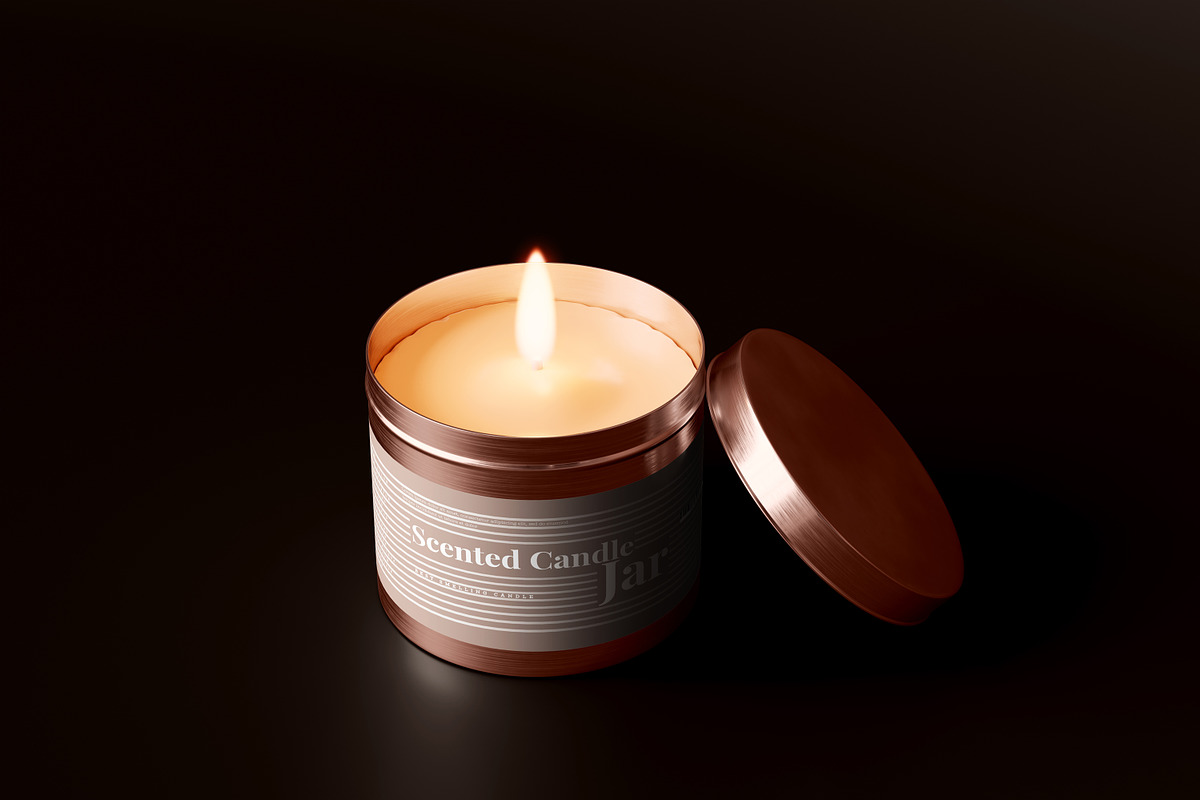 Amber Glass Candle Mockup Bundle, a Packaging Mockup by pmvch (Photo 14 of 135)