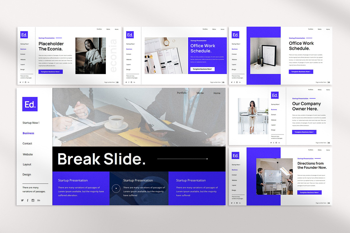 Econia Google Slide Template, a Presentation Template by slidenotion (Photo 5 of 5)