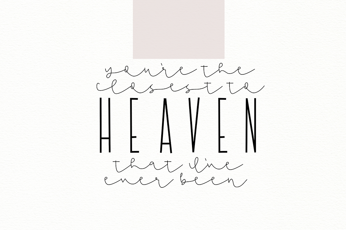 Dandy Dandelions - A Script Font Duo preview 3