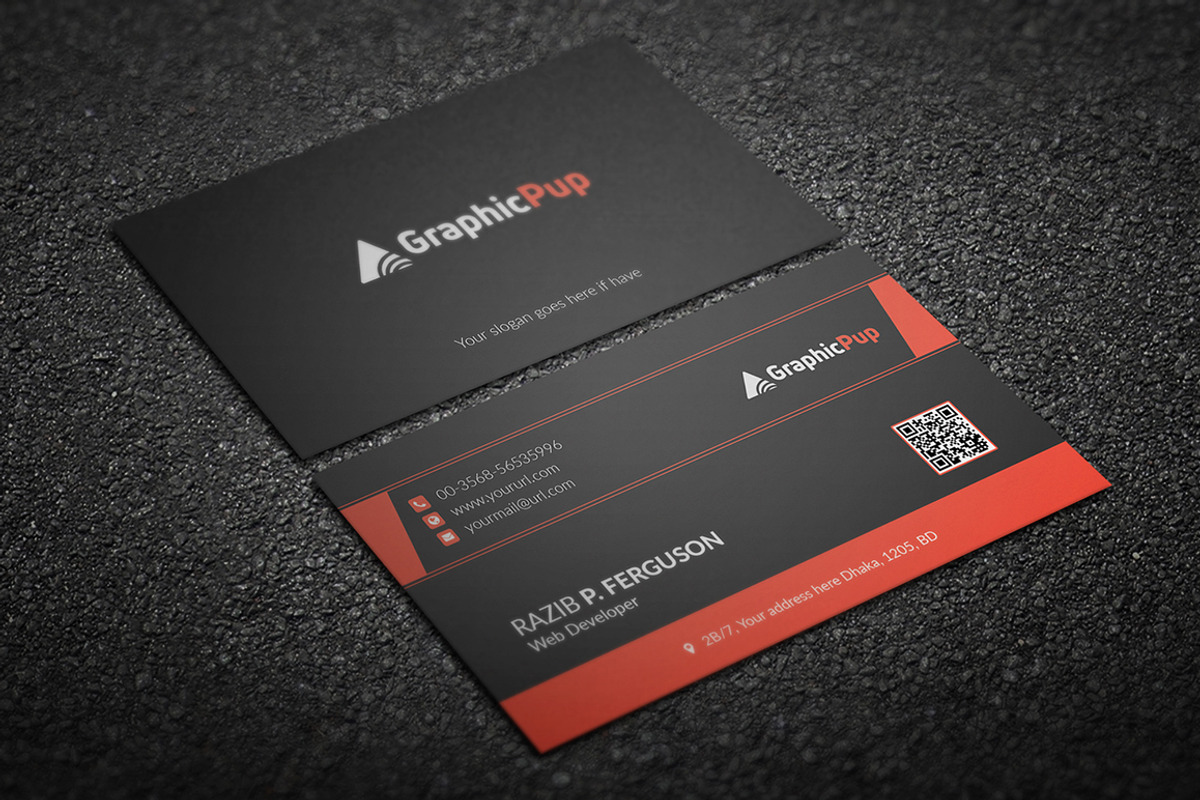 Clean Business Card, a Business Card Template by Rongmistiry (Photo 2 of 7)
