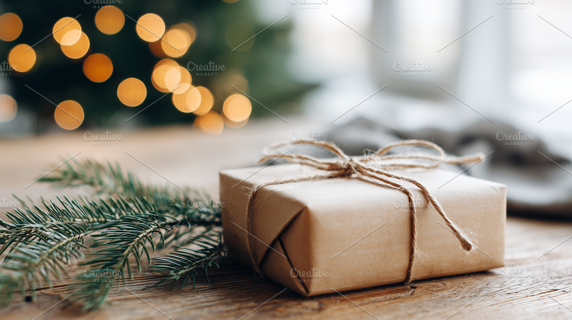 Beautifully wrapped Christmas gift, a Holiday Photo by MistyDay