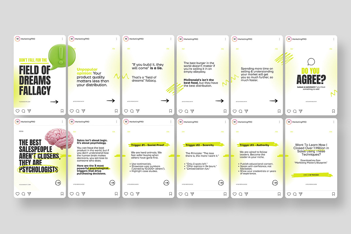 Instagram Sales Expert Posts (CANVA), a Social Media Template by AndrewPixel (Photo 4 of 12)