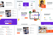 Sabric - SaaS Figma Template, an UI Kit Template by FinestDevs (Thumbnail 8 of 8)