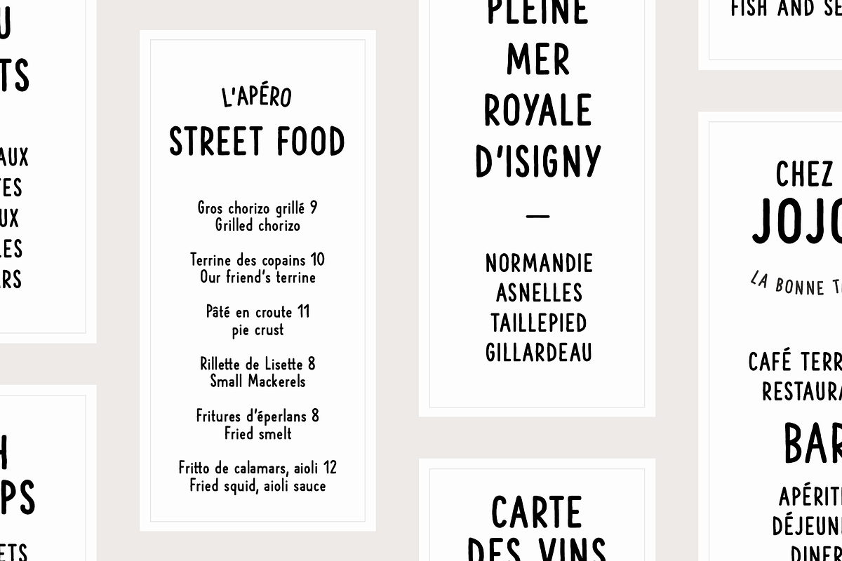 The Hand Wide Font Coll. (4 fonts), a Sans Serif Font by S&C Type (Photo 6 of 10)