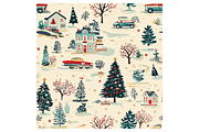Vintage Holiday 2 Digital Paper, a Pattern Graphic by Chromolume Studio (Thumbnail 12 of 28)