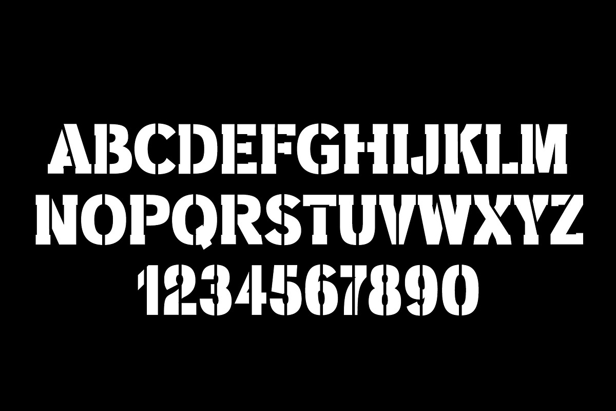Milan Stencil - Urban City Font, a Slab Serif Font by vladocar (Photo 6 of 7)