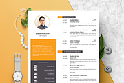 Creative Resume & CV Template, a Resume Template by Hito Graphic (Thumbnail 2 of 8)