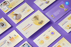 Awards and Achievement Keynote, a Presentation Template by Pixslides