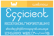 Simple font, a Font by weknow (Thumbnail 2 of 5)