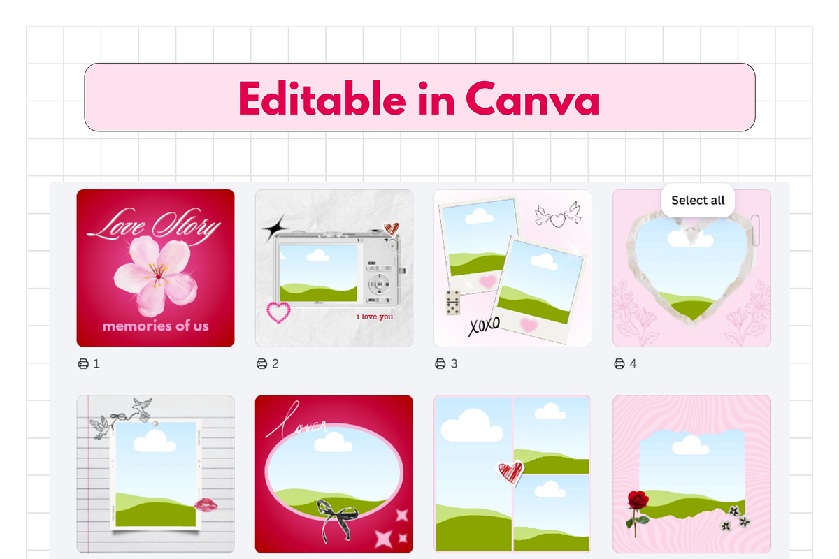 Couple Photo Book Canva Template, a Magazine Template by PLANETSEL (Photo 8 of 10)