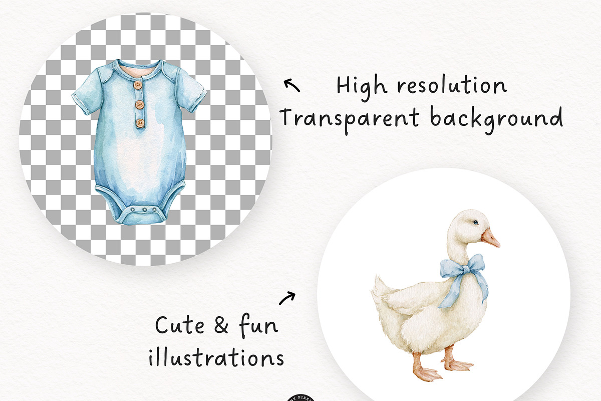 Blue Nursery Boyhood Charm, an Animal Illustration by PaintPixelCo (Photo 7 of 13)