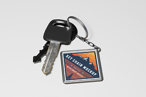 Key Chain Mockup