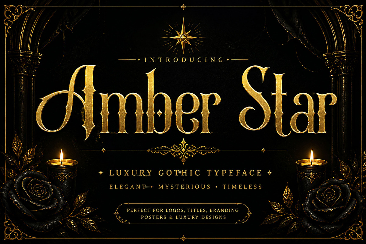 Modern Blackletter Mega Fonts Bundle, a Blackletter Font by Wow Magic (Photo 13 of 20)
