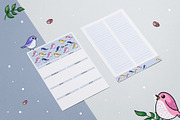 Cute illustrated planner set, a Stationery Template by Pixel Charm Studio (Thumbnail 3 of 6)