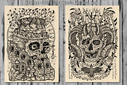 Evil skulls part 4, an Illustration by Samiramay (Thumbnail 4 of 6)