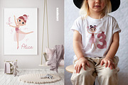 Cute Ballerina Clipart, Patterns, a Person Illustration by Ejevyaka (Thumbnail 11 of 11)
