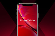 iPhone XS & XS Max & XR Mockups, an iPhone Mockup by Big Zone Studio (Thumbnail 1 of 5)