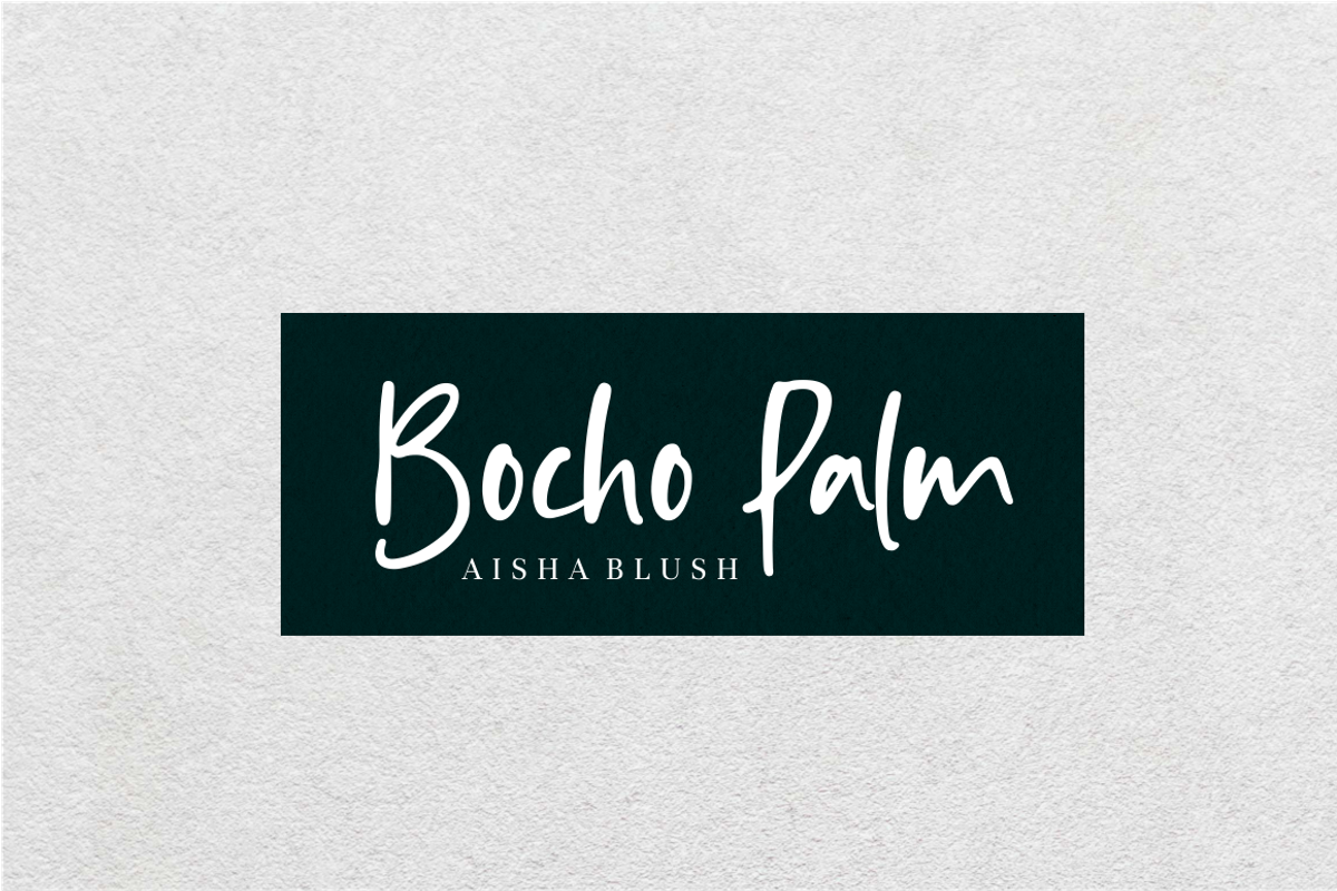 Aisha Blush - Handwritten Font preview 8