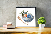 Blue Chinoiserie Summer Sublimation, an Illustration by SVGArt (Thumbnail 6 of 7)