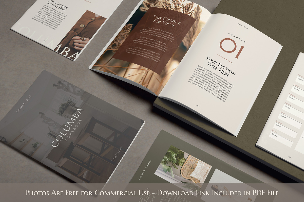 Columba Workbook Creator, a Magazine Template by SlideStation (Photo 4 of 13)
