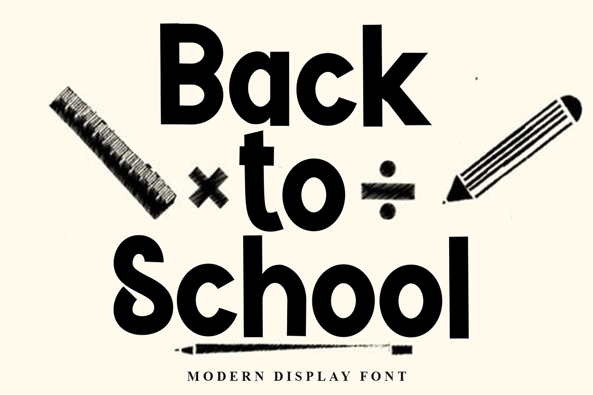 Back To School, a Script Font by FreshTypeINK (Photo 1 of 8)