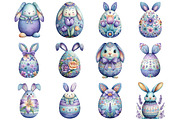 Floral Easter Egg With Bunny Ears, an Illustration by DreamArtGraphic (Thumbnail 2 of 5)