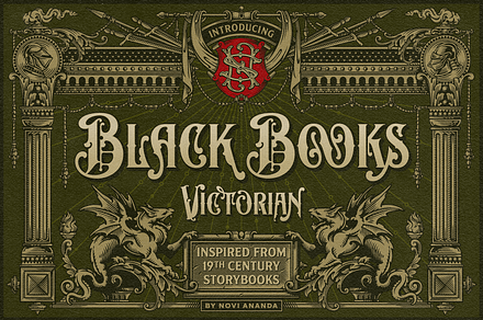 NS Blackbooks Vintage Font