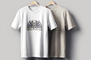 Stay Down T Shirt Design Layout, a Stationery Template by MightyDesign (Thumbnail 1 of 6)