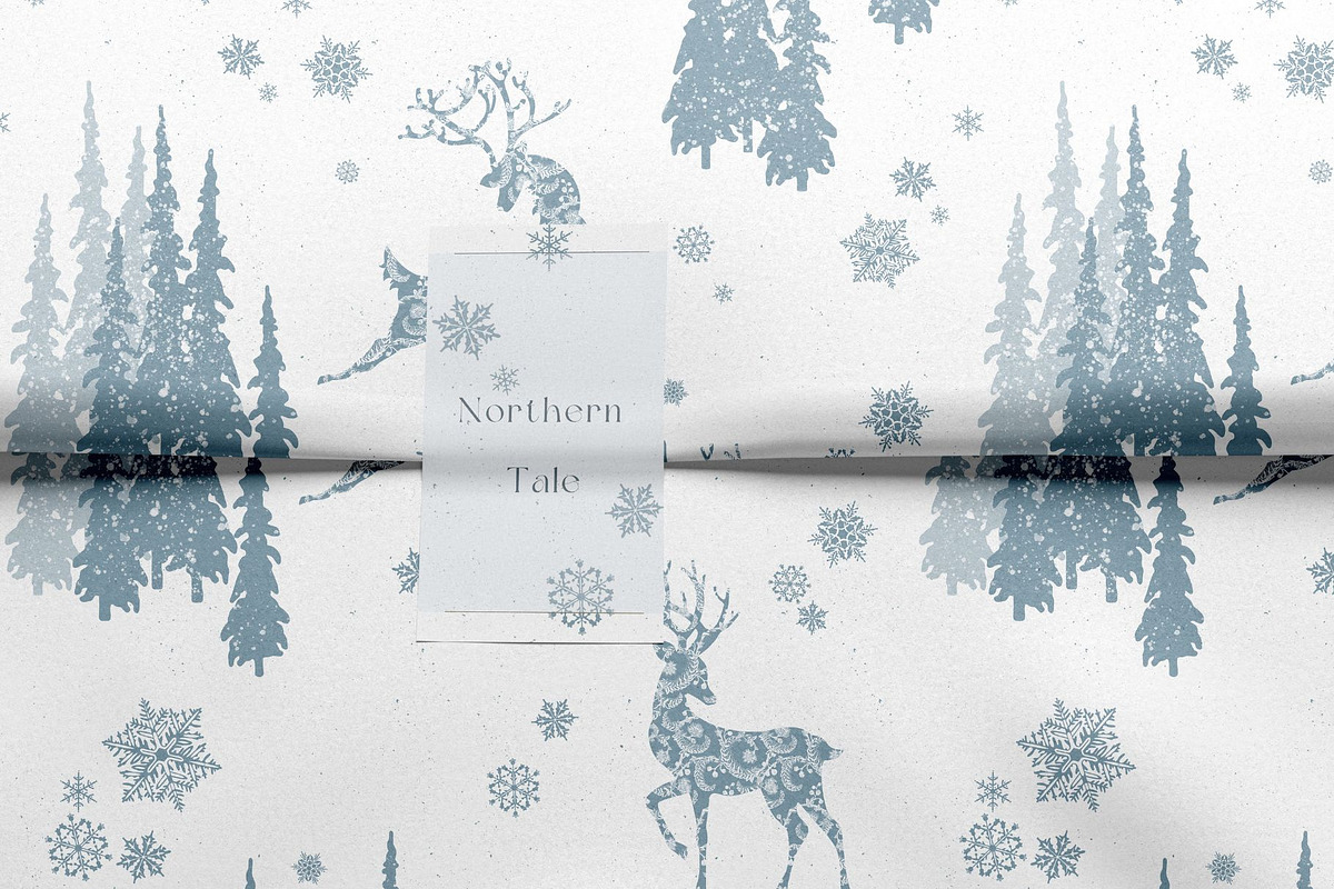 Northern Tale Seamless Patterns, a Pattern Graphic by MouseGrey (Photo 2 of 6)