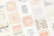 BUNDLE Instagram Quotes Templates PS, a Social Media Template by Love Radiation Studio (Thumbnail 3 of 12)