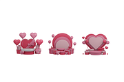 3D Valentine's Day Podium, a 3D by Dudukbersama (Thumbnail 4 of 4)