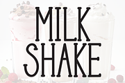 Milk Shake | Script Font, a Script Font by Scratchones (Thumbnail 1 of 8)