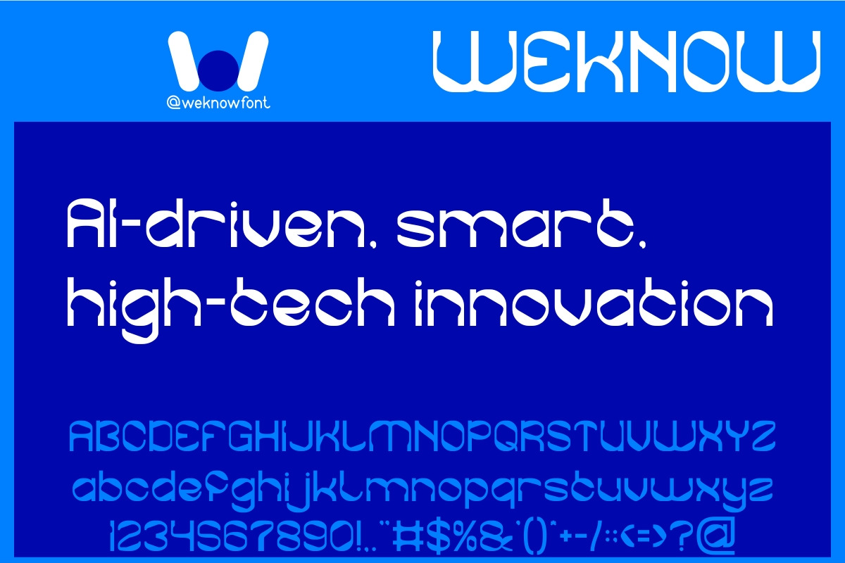 Mind Shift font, a Font by weknow (Photo 2 of 8)