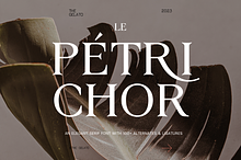 LE PÉTRICHOR Modern Elegant Serif