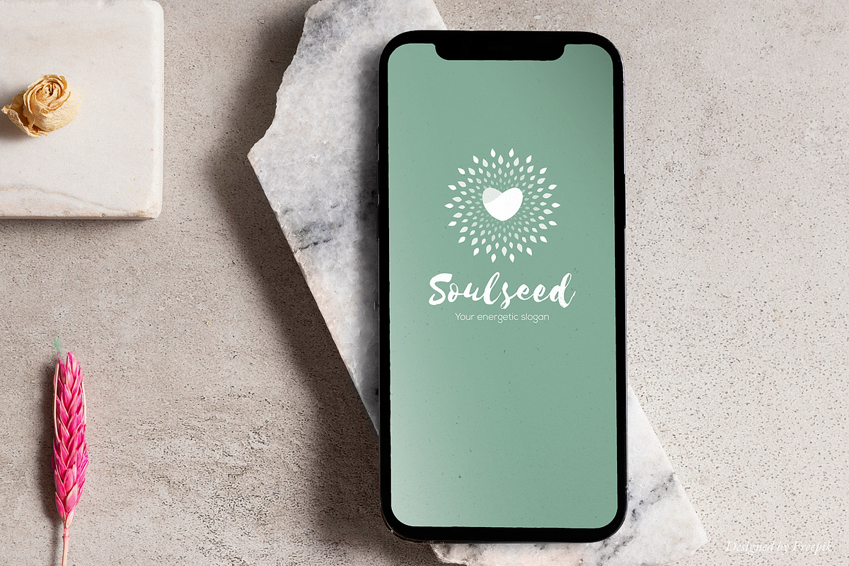 Mindful Mandala Logo Pack Canva & AI preview 4